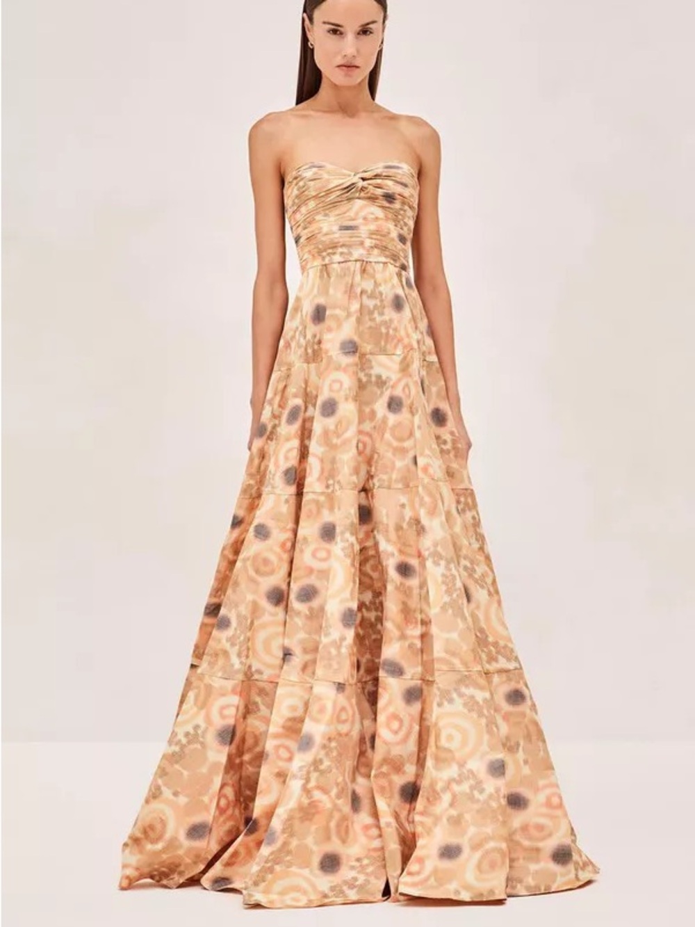 ALEXIS Imilia Printed Cotton-Blend Gown, L - Picture 1 of 10